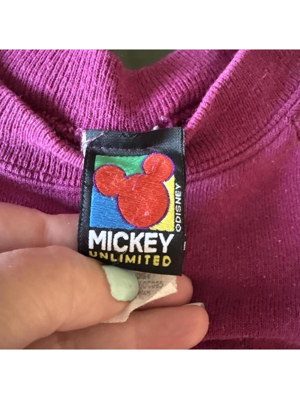 Disney Women's Burgundy Sweatshirt - Picture 3 of 5